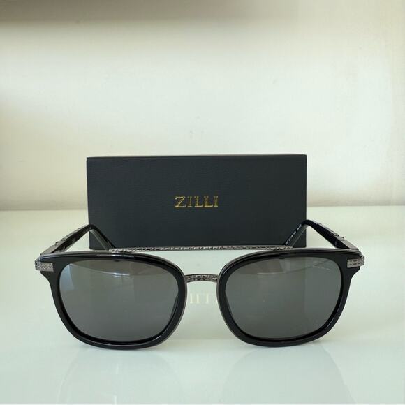 NEW!!! Zilli men sunglasses ZI 65014 C02 Authentic Retail 920$ - Picture 1 of 8
